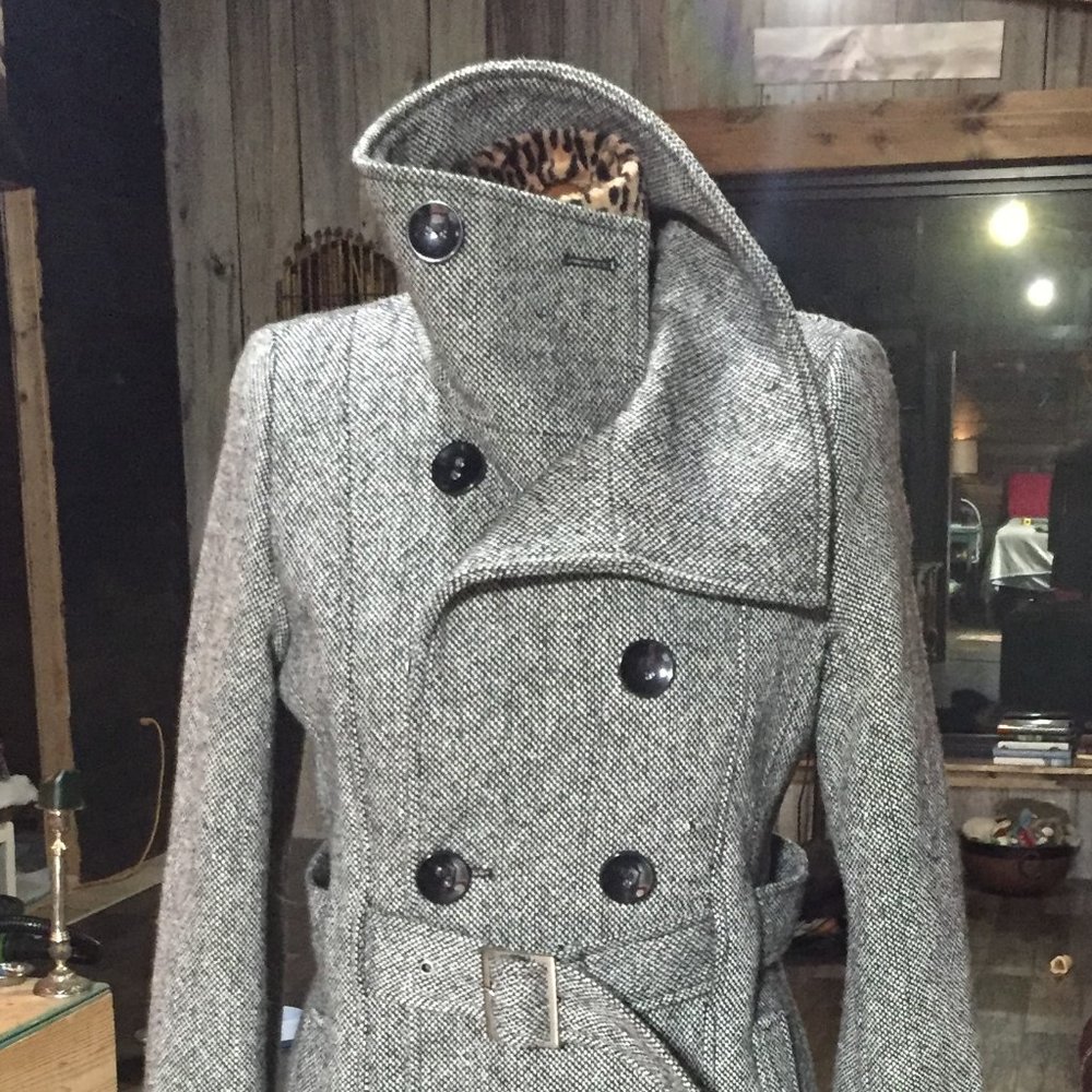 Vintage Guess heavyweight wool blend coat